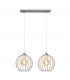 Mercure Straight Bar Pendant Ceiling Light Grey 50cm-2