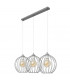 Mercure Straight Bar Pendant Ceiling Light Grey 70cm-5