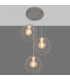 Mercure Cluster Pendant Ceiling Light Grey 40cm-3