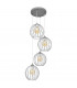 Mercure Cluster Pendant Ceiling Light Grey 40cm-1