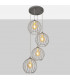 Mercure Cluster Pendant Ceiling Light Grey 40cm-2