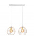 Mercure Straight Bar Pendant Ceiling Light White 50cm-3