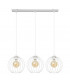 Mercure Straight Bar Pendant Ceiling Light White 70cm-1
