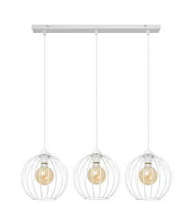 Mercure Straight Bar Pendant Ceiling Light White 70cm-1
