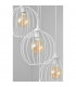 Mercure Cluster Pendant Ceiling Light White 40cm-3