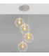 Mercure Cluster Pendant Ceiling Light White 40cm-4