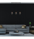 Edison Cluster Pendant Ceiling Light Black 38cm-3