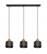 Edison Straight Bar Pendant Ceiling Light Black Copper 12cm-1