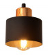 Edison Multi Arm Semi Flush Ceiling Light Black Copper 65cm-2