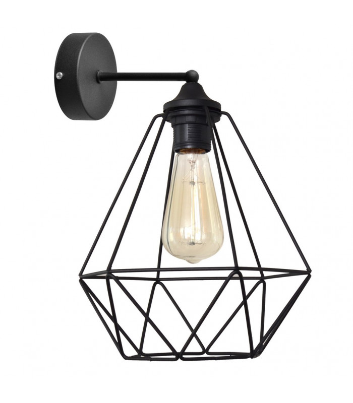 Karo Wall Lamp Black 25cm