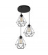 Karo Cluster Pendant Ceiling Light Black 32cm