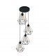 Karo Cluster Pendant Ceiling Light Black 35cm