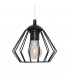 Agat Wire Frame Pendant Ceiling Light Black 18cm-3