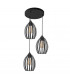 Dali Cluster Pendant Ceiling Light Black 38cm