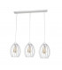 Dali Straight Bar Pendant Ceiling Light White 70cm
