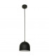 Madison Dome Pendant Ceiling Light Black White 17cm