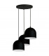 Madison Cluster Pendant Ceiling Light Black White 35cm