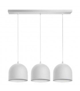 Madison Straight Bar Pendant Ceiling Light White 70cm-1
