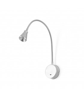 LED Indoor Wall Light Reading Lamp Chrome - 1