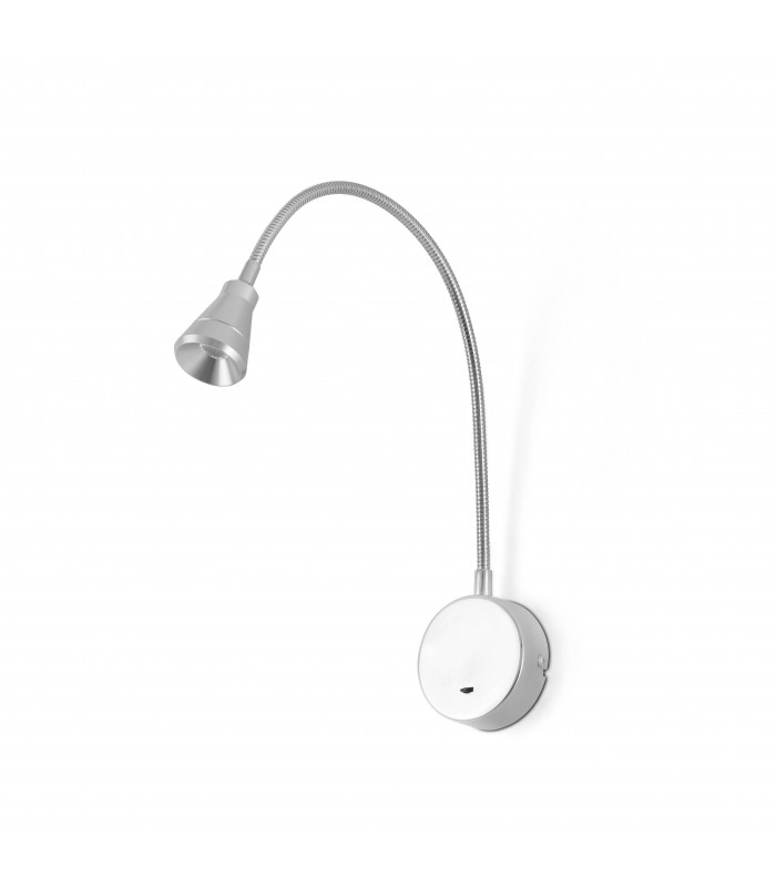 LED Indoor Wall Light Reading Lamp Chrome - 1