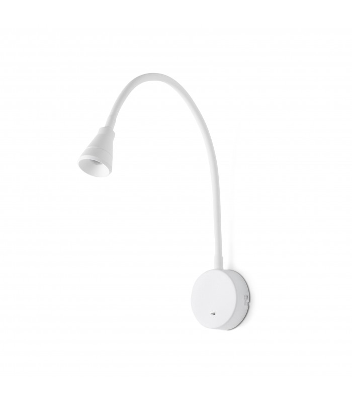 LED Indoor Wall Light Reading Lamp White - 1