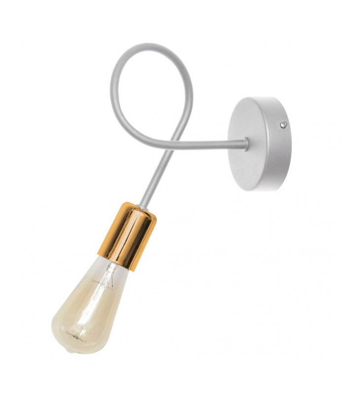 Oxford Wall Lamp White Copper 25cm