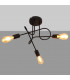 Oxford Multi Arm Semi Flush Ceiling Light Black 50cm-5