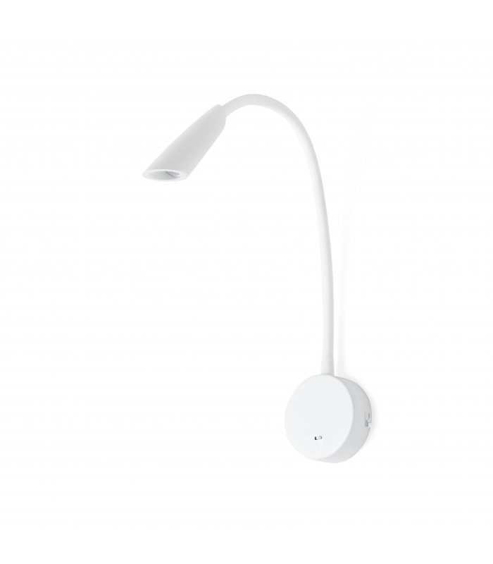 LED Indoor Wall Light Reading Lamp White - 1