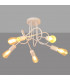 Oxford Multi Arm Semi Flush Ceiling Light White 50cm-2