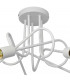 Oxford Multi Arm Semi Flush Ceiling Light White 50cm-4