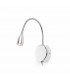 LED Indoor Wall Light Reading Lamp Chrome - 1
