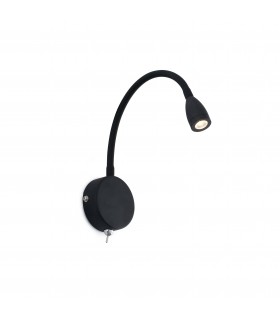 LED Indoor Wall Light Reading Lamp Black - 1