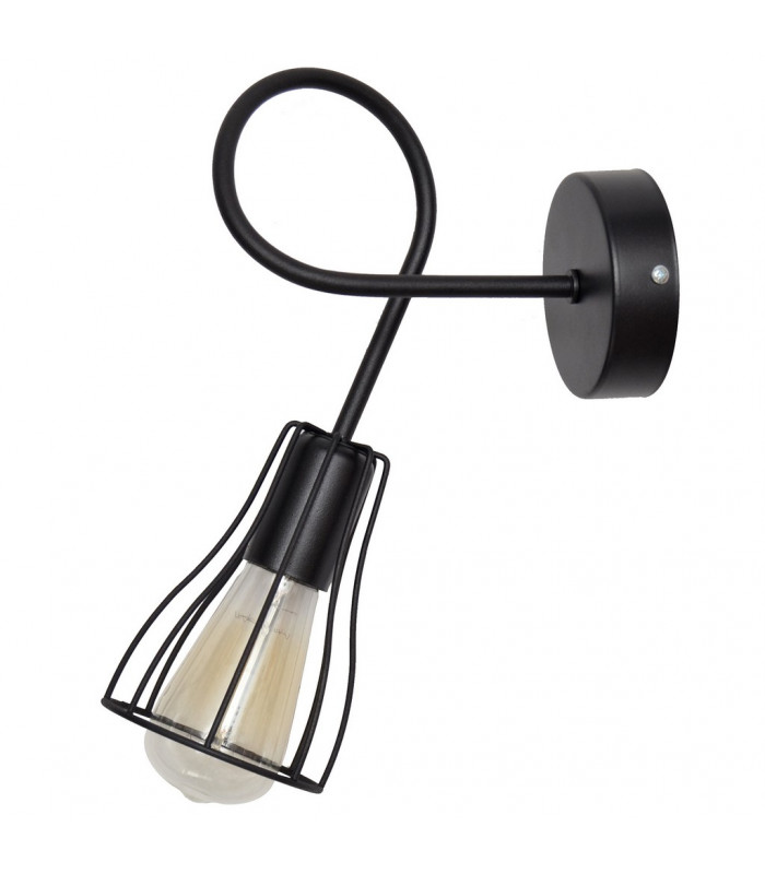 Oxford Wall Lamp Black 10cm-1