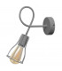 Oxford Wall Lamp Grey 10cm