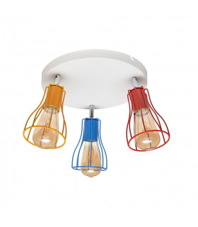 Tube Spotlight Clusters White Orange Red Blue 40cm
