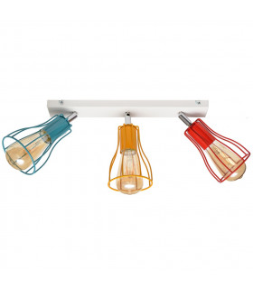 Tube Spotlight Bar White Orange Red Turquoise 40cm