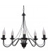 Malbo Multi Arm Pendant Ceiling Light Black 60cm-2