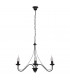 Malbo Multi Arm Pendant Ceiling Light Black 60cm-1
