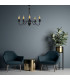 Malbo Multi Arm Pendant Ceiling Light Black 60cm-3