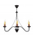 Malbo Multi Arm Pendant Ceiling Light Black Copper 60cm