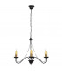 Malbo Multi Arm Pendant Ceiling Light Black Patina 60cm