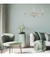 Malbo Multi Arm Pendant Ceiling Light White Gold 60cm-2