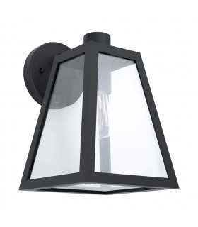 Mirandola Outdoor Wall Lantern Black IP44