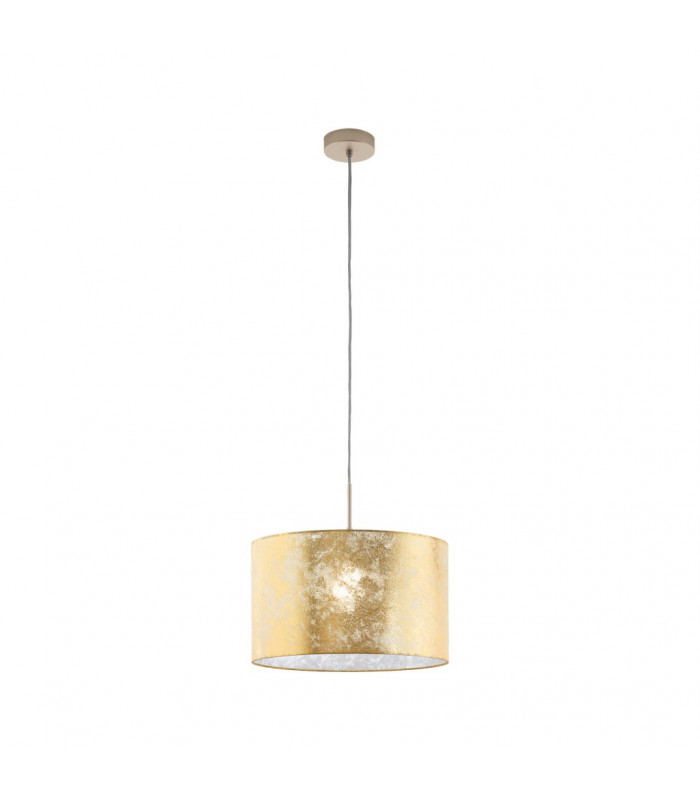 Viserbella Cylindrical Pendant Ceiling Light Champagne