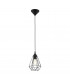 Tarbes Wire Frame Pendant Ceiling Light Black-1