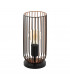 Roccamena Cylindrical Table Lamp Black Copper