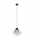 Vernham Wire Frame Pendant Ceiling Light Black