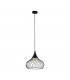 Staverton Wire Frame Pendant Ceiling Light Black-1