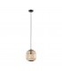 Bordesley Dome Pendant Ceiling Light Black