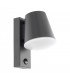 1 Light Outdoor Wall Downlight with PIR Motion Sensor Anthracite IP44, E27 - 1